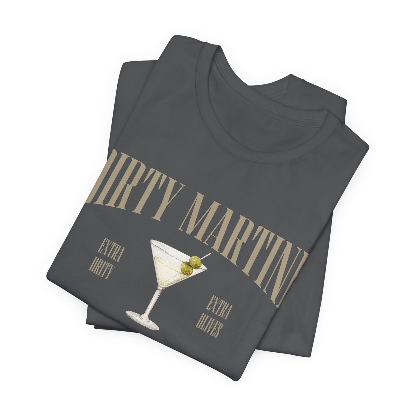 Dirty Martini Country Club Tee, Unisex T-Shirt, Tennis Golf Shirt - Fun Summer Graphic Tee, Sporty Style Shirt, Retro Cocktail Lover Gift