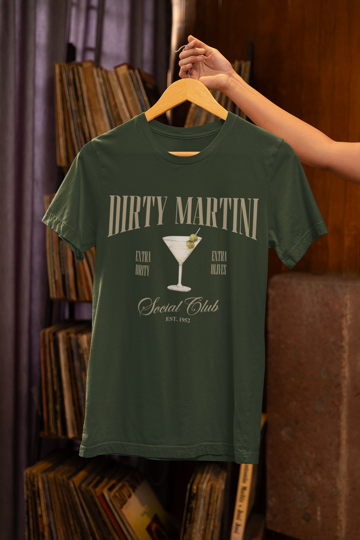 Dirty Martini Country Club Tee, Unisex T-Shirt, Tennis Golf Shirt - Fun Summer Graphic Tee, Sporty Style Shirt, Retro Cocktail Lover Gift